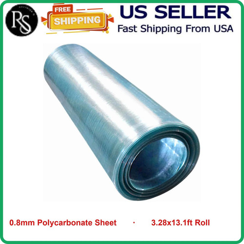 28x13 feet polycarbonate - 3.28x13.1,