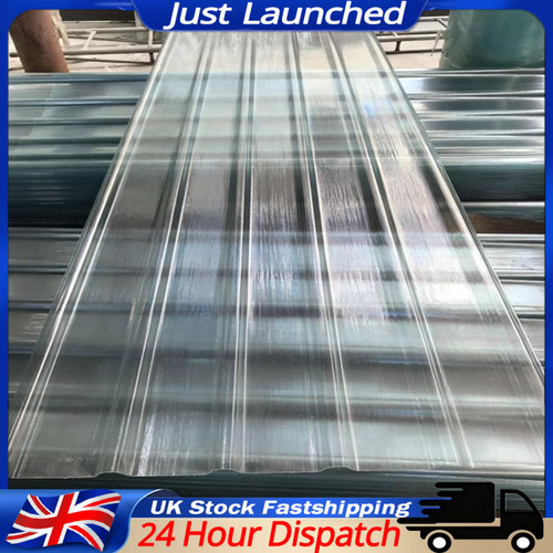 5pcs clear corrugated pvc - 5pcs,