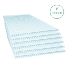 6 Clear Polycarbonate Sheets