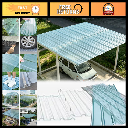 Clear corrugated polycarbonate - corrugated,