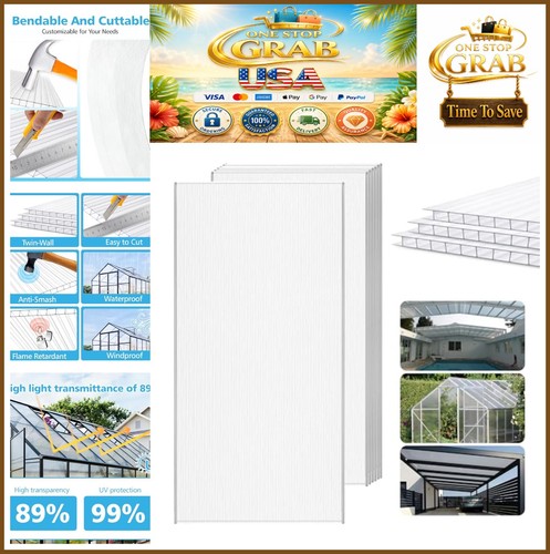 Pcs polycarbonate greenhouse - 6,